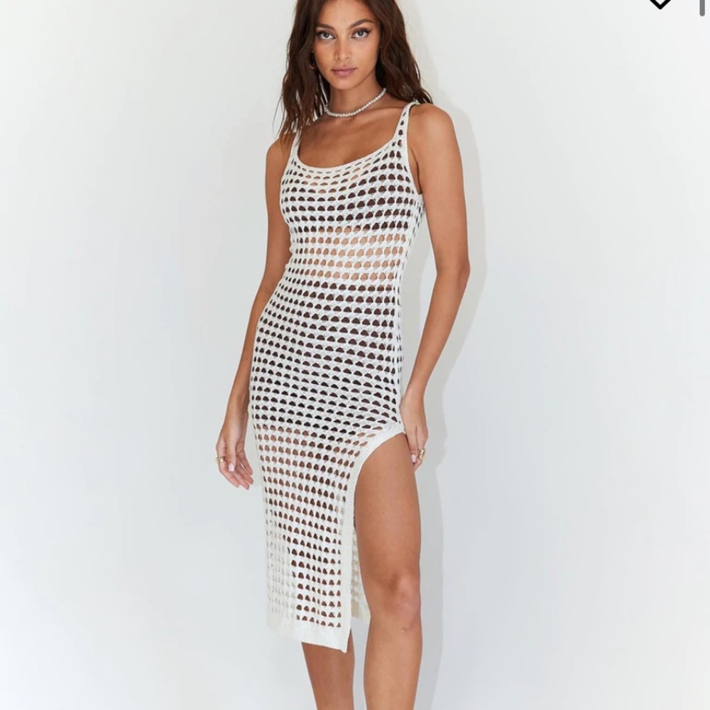 Bria Midi Crochet Dress
